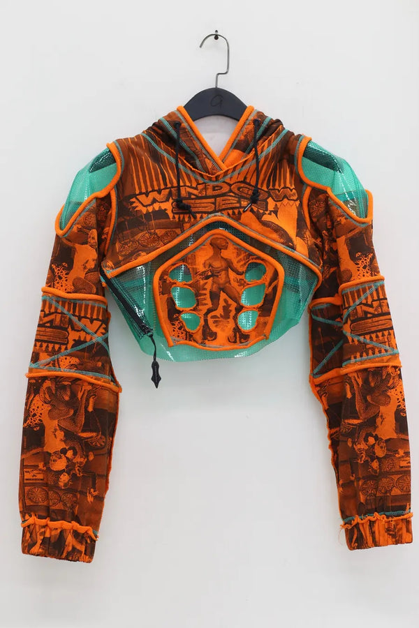 WINDOWSEN artificial muscle hoodie 24T002OG orange (24T002)